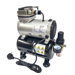 Kompresor z butlą kompresor do aerografu oryginał TC-20T super jakość do aerografii mini Airbrush compressor zdjęcie nr 13