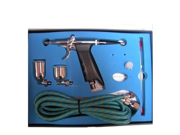 Aerograf TG-68AK z 2 dyszami pistolet lakierniczy do aerografii TG68AK zdjęcie nr 1